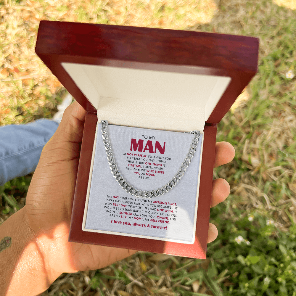 To My Man | Cuban Link Chain