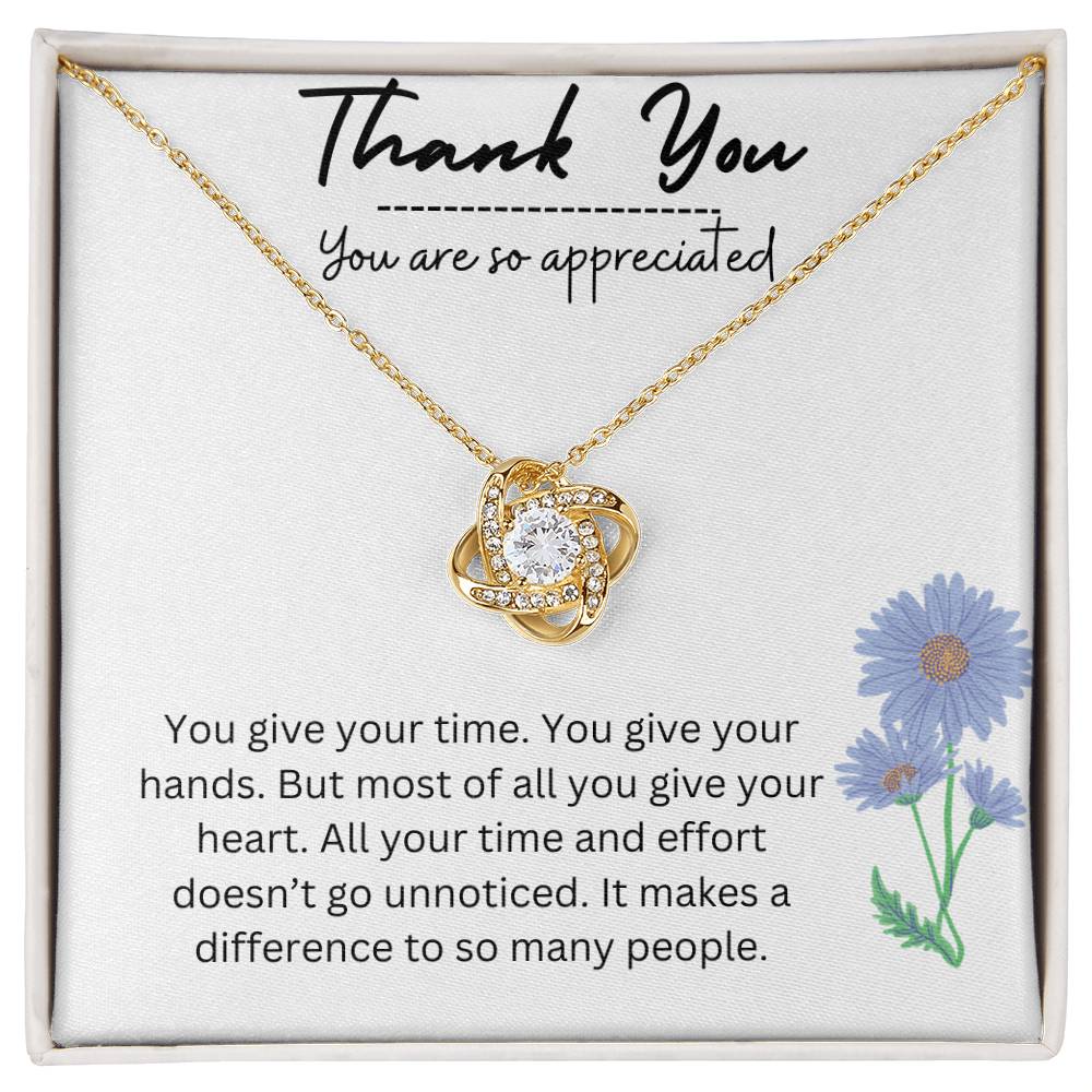 Thank You | Love Knot Necklace