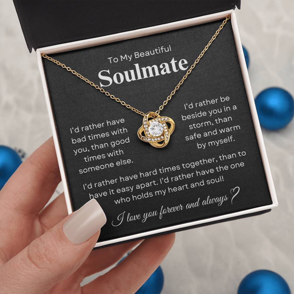 Beautiful Soulmate | Love Knot Necklace