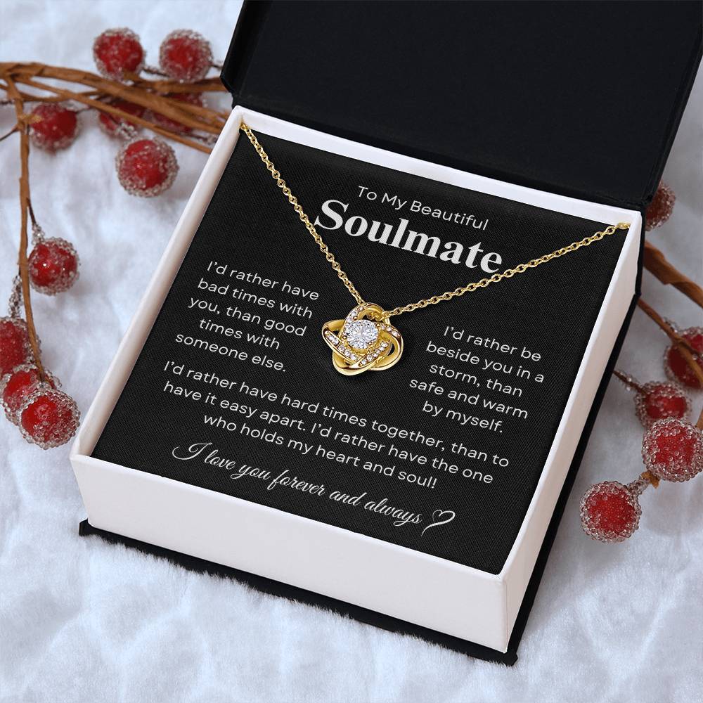 Beautiful Soulmate | Love Knot Necklace