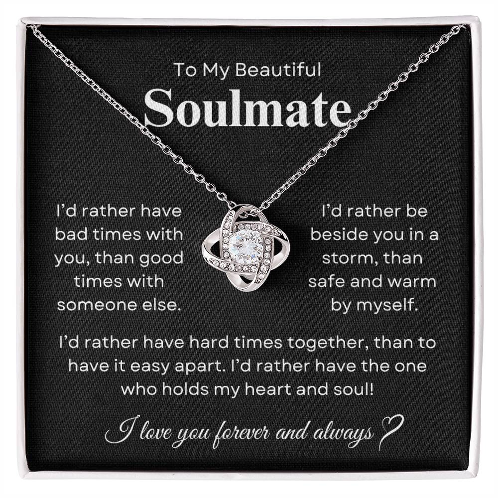 Beautiful Soulmate | Love Knot Necklace