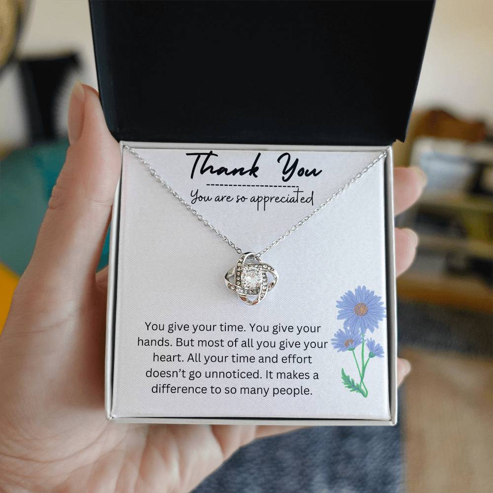 Thank You | Love Knot Necklace