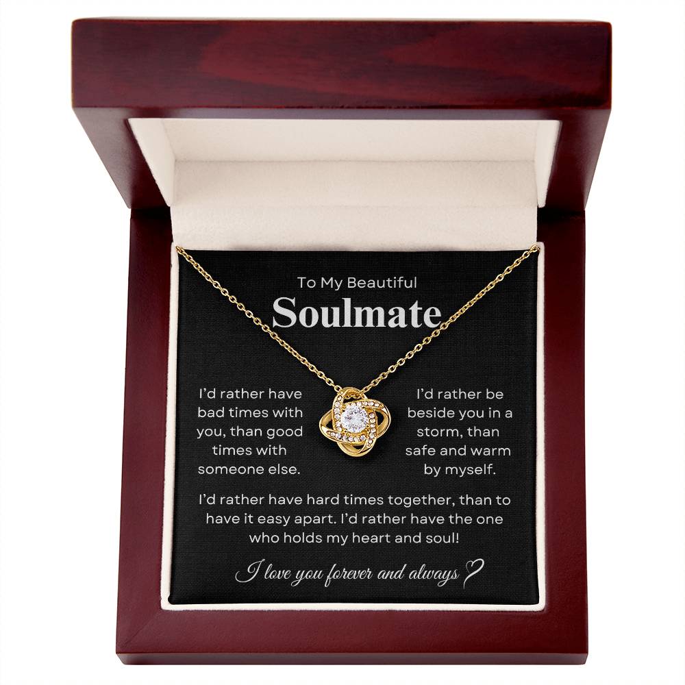 Beautiful Soulmate | Love Knot Necklace