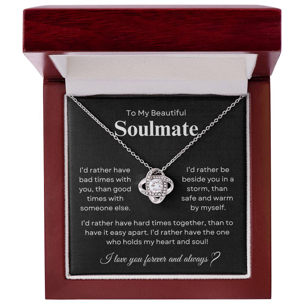 Beautiful Soulmate | Love Knot Necklace