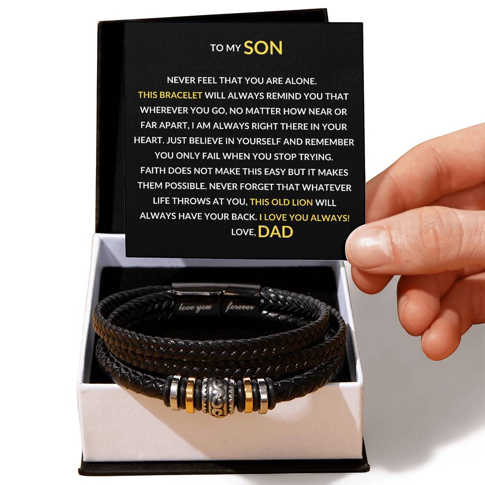 To My Son | Love You Forever Bracelet